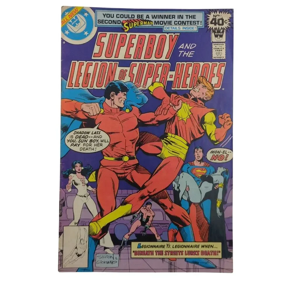 Superboy and the Legion of Super-Heroes #248 DC Comics 1978 Bronze Age VF FN